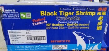 Food Recall Searay Thailand Black Tiger Shrimp Size 31-40 - recalled due to undeclared sulphites The CFIA announ... photo #4