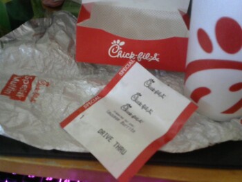 Consumer Review - Food Safety Chick-fil-A, 13th Street, St. Cloud, FL, USA I ate a ‪Hash Brown Scramble Burrito w/ Sausage yesterd... photo #1