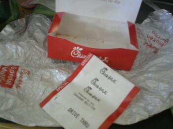 Consumer Review - Food Safety Chick-fil-A, 13th Street, St. Cloud, FL, USA I ate a ‪Hash Brown Scramble Burrito w/ Sausage yesterd... photo #2