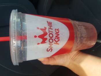 Avis du consommateur - Sécurité alimentaire Smoothie King, Hollister Street, Houston, TX, USA I ordered a medium Strawberry X treme smoothie wit... photo #2