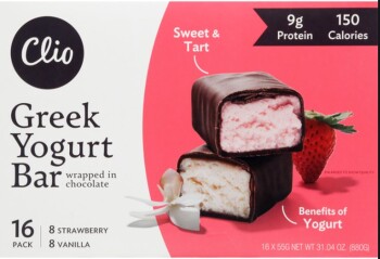 Food Recall Clio Snacks yogurt bars - recalled due to potential small pieces of metal presence Clio Snacks annou... photo #2