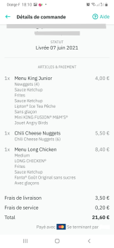 Consumer Review - Food Safety Burger King, Burger King, Route de Livron, Annemasse, France Alors j ai commandé le 7 juin 2021 entr... photo #2