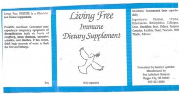 Retiro de alimentos Living Free dietary supplement products - recalled due to undeclared soy lecithin Company name: Bea... foto #6