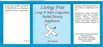 Retiro de alimentos Living Free dietary supplement products - recalled due to undeclared soy lecithin Company name: Bea... foto #8