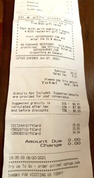 Consumer Review - Food Safety Olive Garden Italian Restaurant, West Mercury Boulevard, Hampton, VA, USA Ordered Shrimp Alfredo & g... photo #1