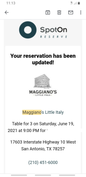 مراجعة المستهلك - سلامة الغذاء Maggiano's Little Italy, Interstate 10, San Antonio, TX, USA Ate steak with mushrooms and cream sauc... صورة فوتوغرافية #2