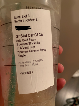 Consumer Review - Food Safety Starbucks, Marine Drive, North Vancouver, BC, Canada I’m pretty sure I got sick from the spoiled mil... photo #2