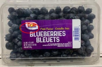 Food Recall Dole™ Fresh Blueberries - recalled due to Cyclospora contamination Company name: Dole Diversified No... photo #2