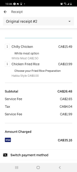 Consumer Review - Food Safety Premium Hakka House, Main Street East, Milton, ON, Canada Hakka chilli chicken Feeling nauseated aft... photo #2