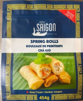 Food Recall Little Saigon spring rolls - recalled due to undeclared wheat The CFIA announced the recall of Littl... photo #1