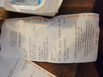 Consumer Review - Food Safety Burger King, Veterans Parkway, Columbus, GA, USA mozzarella sticks. They smelled and tasted weird My... photo #1