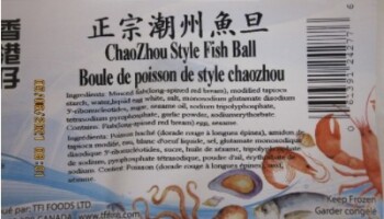 Food Recall Aberdeen and Black Tie ChaoZhou style fish balls  - recalled due to undeclared soy Update July 6, 20... photo #3