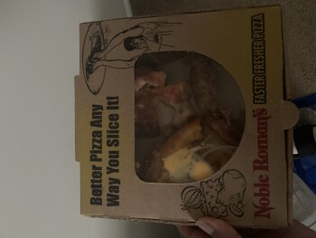 Verbraucherbewertung – Lebensmittelsicherheit Noble Romans Pizza, bp Gas Station, Indianapolis, IN, USA I start having diarrhea and have the chill... Foto #2