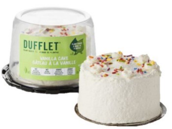 Food Recall Updated Dufflet Plant-based Cakes and Cupcakes - recalled due to undeclared egg The CFIA announced t... photo #1