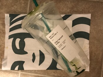 Consumer Review - Food Safety Starbucks, 1907 Gallatin Pike North, Madison, TN, USA Venti Matcha Green Tea frappuccino and two Bac... photo #1