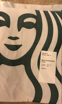 Consumer Review - Food Safety Starbucks, 1907 Gallatin Pike North, Madison, TN, USA Venti Matcha Green Tea frappuccino and two Bac... photo #2