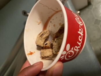 Consumer Review - Food Safety Chick-fil-A, Village Center Dr, Chapel Hill, NC 27516, USA This afternoon I ordered the grilled chic... photo #2
