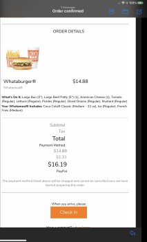 Consumer Review - Food Safety Whataburger, North Boomer Road, Stillwater, OK, USA Got curbside delivery late Thursday night around... photo #2