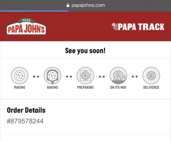 Consumer Review - Food Safety Papa John's Pizza, Baylor Drive, Bluffton, SC, USA Ate Stuffed crust cheese pizza from there at 5:30... photo #2
