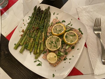 Consumer Review - Food Safety Wegmans, New York 36, Hornell, NY, USA Last night we bought two slices of salmon from there, they lo... photo #1