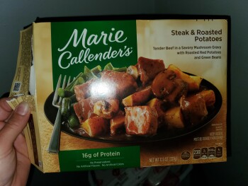 Verbraucherbewertung – Lebensmittelsicherheit Walmart Supercenter, North Massey Boulevard, Nixa, MO, USA Marie Callander microwaveable dinner 2 pe... Foto #2