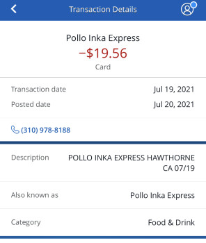 Consumer Review - Food Safety Pollo Inka Express, Hawthorne Boulevard, Hawthorne, CA, USA Wednesday 21, 2021, I went to go get a 1... photo #2