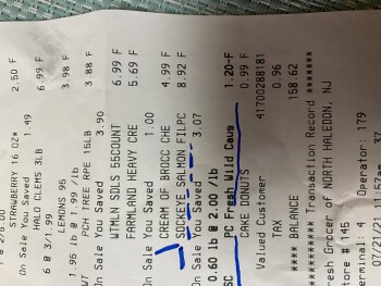 Consumer Review - Food Safety The Fresh Grocer of North Haledon, High Mountain Road, North Haledon, NJ, USA Wild caught salmon fro... photo #2