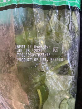 Consumer Review - Food Safety Trader Joe's, Queen Anne Avenue North, Seattle, WA, USA I purchased bagged organic baby spinach from... photo #3