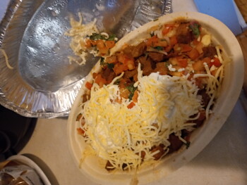 Consumer Review - Food Safety Chipotle Mexican Grill, 5363B West Main Street, Kalamazoo, MI, USA July 24 2021 6:56 bought 5 steak... photo #3