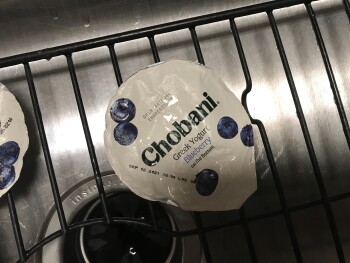 Consumer Review - Food Safety Kroger, Garfield Road, Clinton Township, MI, USA chobani yogurt had blueberry yogurt and hour later... photo #1