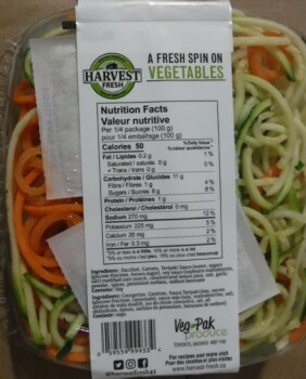 Food Recall Update: Harvest Fresh Zucchini Spirals - recalled due to Listeria The CFIA announced the recall of H... photo #5
