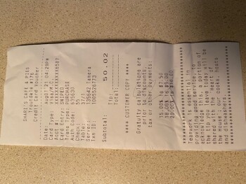 Consumer Review - Food Safety Shari's Cafe and Pies, Northwest Phoenix Drive, Troutdale, OR, USA August 01, 2021 photo #2