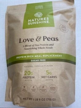 Food Recall Nature's Sunshine Love & Peas Protein -  recalled due to undeclared milk Company name: Nature's Suns... photo #3
