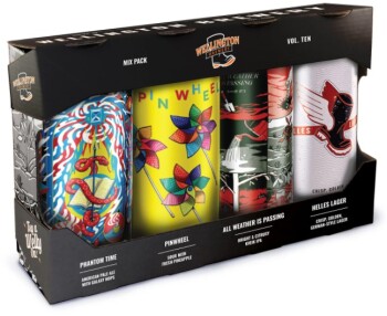Food Recall Pinwheel Beer and Wellington Brewery Mix Pack - recalled due to potential bursting cans On July 30,... photo #1