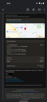 Consumer Review - Food Safety Famous Peppers Dieppe, Rue Sunset, Dieppe, NB, Canada We ordered a taco delight and a red maple pizz... photo #3