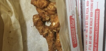 Avaliação do consumidor - Segurança alimentar Domino's Pizza, North Collins Boulevard, Covington, LA, USA Today.  I ordered bbq, jalapeno chicken... foto #4