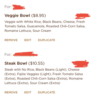 Consumer Review - Food Safety Chipotle Mexican Grill, Mound Road, Warren, MI, USA August 18th, 2021, Burrito Bowl from here Ordere... photo #1