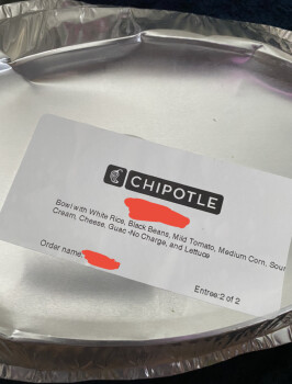 Consumer Review - Food Safety Chipotle Mexican Grill, Mound Road, Warren, MI, USA August 18th, 2021, Burrito Bowl from here Ordere... photo #2
