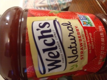 Consumer Food Safety Report Walmart Supercenter, Grindstone Parkway, Columbia, MO, USA Bought a 27 oz jar of Welches Natural Str... photo #2
