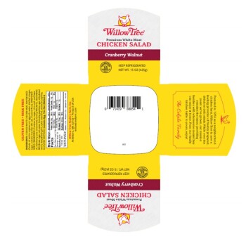 Food Recall Willow Tree chicken salads and dip products - recalled due to plastic pieces The FSIS announced the... photo #4