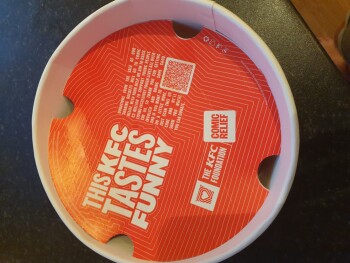 Avaliação do consumidor - Segurança alimentar KFC Scunthorpe, Lakeside Parkway, Scunthorpe, UK Had the chicken mini fillets last night, they were... foto #3