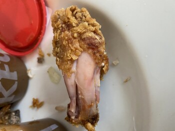 Consumer Review - Food Safety KFC Basingstoke Leisure Park, Leisure Park Road, Basingstoke, UK Uncooked chicken from here, I am na... photo #3