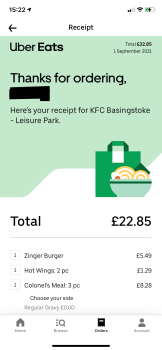 Consumer Review - Food Safety KFC Basingstoke Leisure Park, Leisure Park Road, Basingstoke, UK Uncooked chicken from here, I am na... photo #4