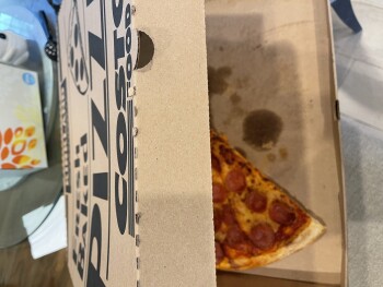 Consumer Review - Food Safety Costco Food Court, Savi Ranch Parkway, Yorba Linda, CA, USA 9/2 food court pizza- few hours after bo... photo #1