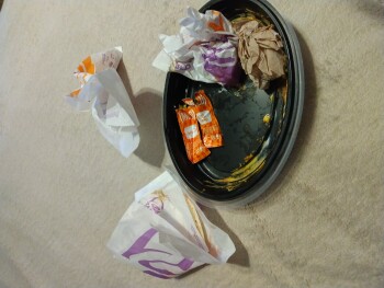 Consumer Review - Food Safety Taco Bell, North Durango Drive, Las Vegas, NV 89129, USA The food, not sure if it was the tacos or t... photo #1