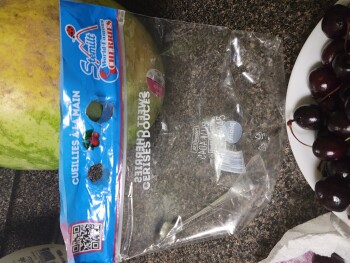 Consumer Review - Food Safety Walmart Supercenter, West Merritt Boulevard, Fishkill, NY, USA Eating cherries I bought from there J... photo #3