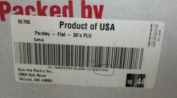 Food Recall Buurma Plain (Flat Leaf) Parsley - recalled due to Shiga-toxin producing E.coli Company name: Buurma... photo #2