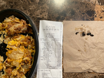 Consumer Food Safety Report Taco Bell, 35th Avenue, Oakland, CA 94619, USA I had bought a nacho bell grande tonight, and to my d... photo #1