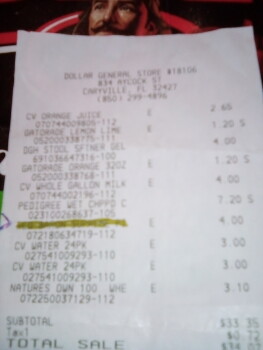 Consumer Review - Food Safety Dollar General, Aycock Avenue, Caryville, FL, USA Last night I purchased a Red Baron classic supreme... photo #1