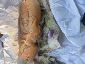 Consumer Review - Food Safety Subway, High Street, Walton-on-Thames, UK Tuna cheese Mayo lettuce pickles olives
Disorientation... photo #3